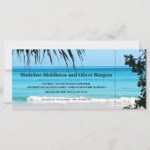 搭乗通過先熱帯ビーチ結婚式 (裏面)