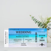 搭乗通過先熱帯ビーチ結婚式 (スタンド正面)