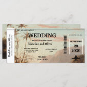 搭乗通過先熱帯ヤシの木 (正面/裏面)