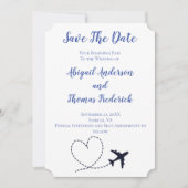 搭乗通過先飛行機ハート結婚ズ セーブザデート (正面)