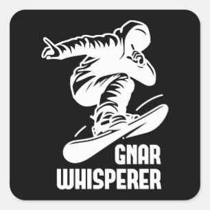 搭乗,スノーボード,雪,スノーボーダー, gnar, shre スクエアシール