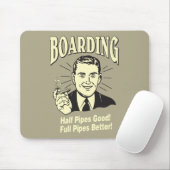 搭乗:ハーフパイプの良いフルマター マウスパッド (マウス)