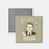 搭乗:ハーフパイプの良いフルマター マグネット (正面/裏面)