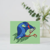 携帯おもしろい付きプケコ ポストカード (スタンド正面)