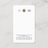 携帯おもしろい電話フェイクの外観 名刺 (裏面)