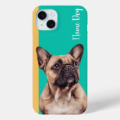 携帯ケースフランスののブルドッグ名を変更 Case-Mate iPhoneケース (裏面)