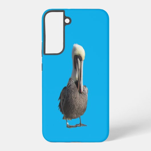 携帯ケース - はずかしがりなペリカン SAMSUNG GALAXYケース (裏面)