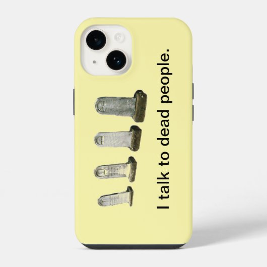 携帯ケース - 私は死んだ人と話す iPhoneケース (裏面)