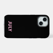 携帯ケース iPhone 15ケース (裏面横)