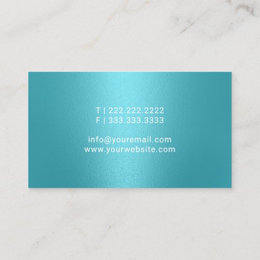 携帯公証人公金署名ペンターコイズ 名刺 (裏面)