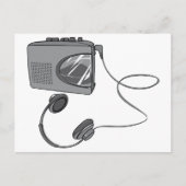 携帯型カセットテーププレーヤ ポストカード (正面)