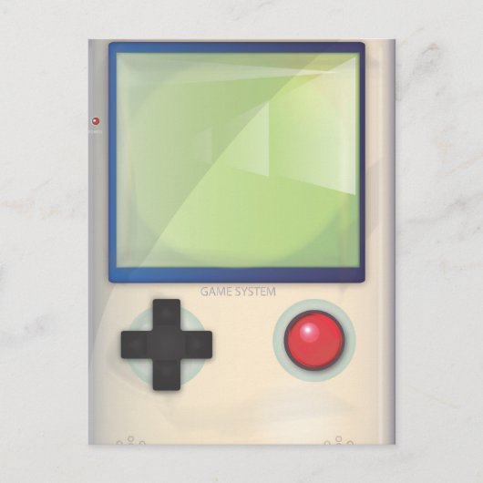 携帯型ゲーム機 ポストカード (正面)