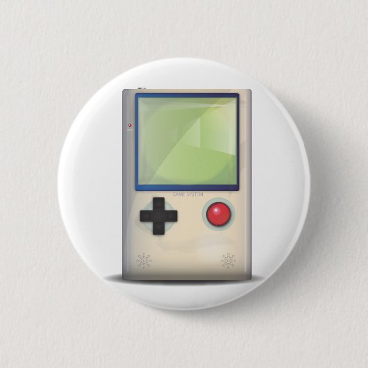 携帯型ゲーム機 缶バッジ (正面)