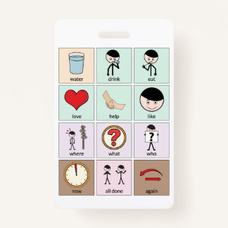 携帯型通信ボードバッジ バッジ