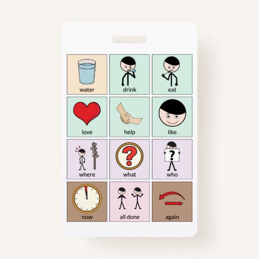 携帯型通信ボードバッジ バッジ (裏面)