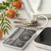 携帯用ステレオのキーホルダー キーホルダー (正面右)