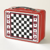 携帯用チェスボード金属弁当箱 メタルランチボックス (裏面)
