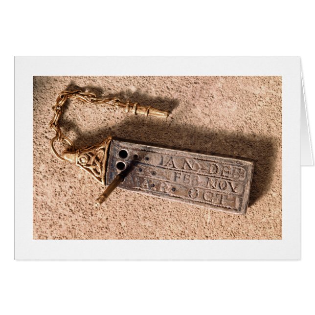 携帯用日時計、銀および金ゴールド、10世紀(d (正面横)