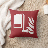 携帯用泡盛り器ユニットの安全標識 クッション (ブランケット)