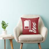 携帯用泡盛り器ユニットの安全標識 クッション (椅子)