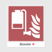 携帯用泡盛り器ユニットの安全標識 シール (シート)