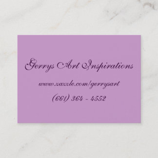 携帯用芸術のケシ 名刺