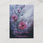 携帯用芸術のケシ 名刺 (裏面)