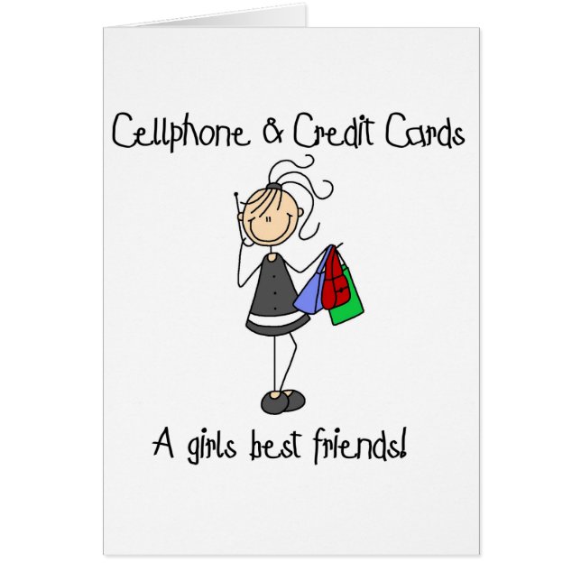 携帯電話およびクレジットカードカード (正面)