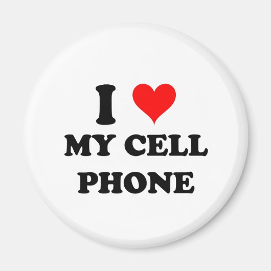 携帯電話が大好き マグネット (正面)