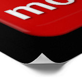 携帯電話なし ポスター (角)