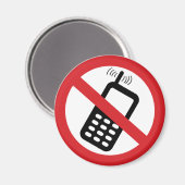 携帯電話なし マグネット (正面/裏面)