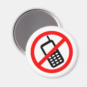 携帯電話なし マグネット (正面/裏面)