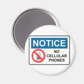 携帯電話なし マグネット (正面/裏面)