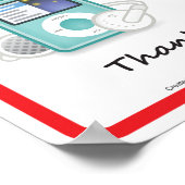 携帯電話のオフィスのサインを消して ポスター (角)