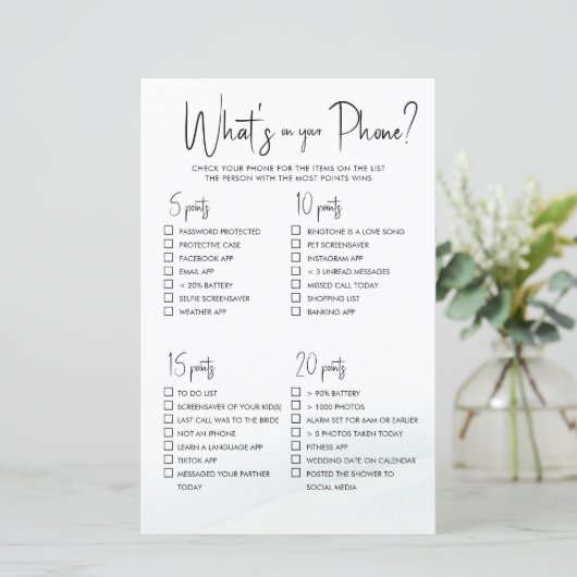 携帯電話のホイットゲームブライダルシャワーグリーンウォッシュ (スタンド正面)