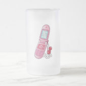 携帯電話のマグ フロストグラスビールジョッキ (中央)