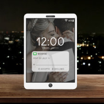 携帯電話のロック画面の写真結婚の種類