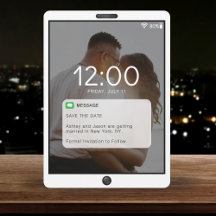 携帯電話のロック結婚画面