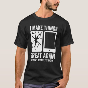 携帯電話の修復 Tシャツ