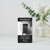 携帯電話の修理サービス 名刺 (スタンド正面)