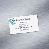 携帯電話の修理販売とサービス マグネット名刺 (インサイチュ)