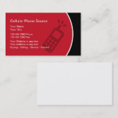 携帯電話の名刺 名刺 (正面/裏面)