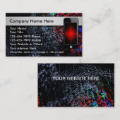 携帯電話の名刺 名刺 (正面/裏面)