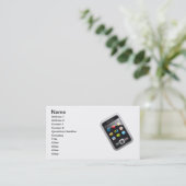 携帯電話の名刺 名刺 (スタンド正面)