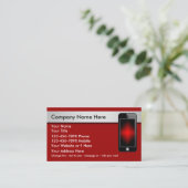 携帯電話の名刺 名刺 (スタンド正面)