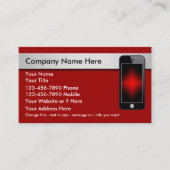 携帯電話の名刺 名刺 (正面)