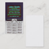 携帯電話の名刺 名刺 (正面/裏面)