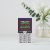 携帯電話の名刺 名刺 (スタンド正面)