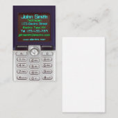 携帯電話の名刺 名刺 (正面/裏面)