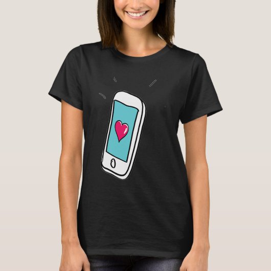 携帯電話の愛 Tシャツ (正面)